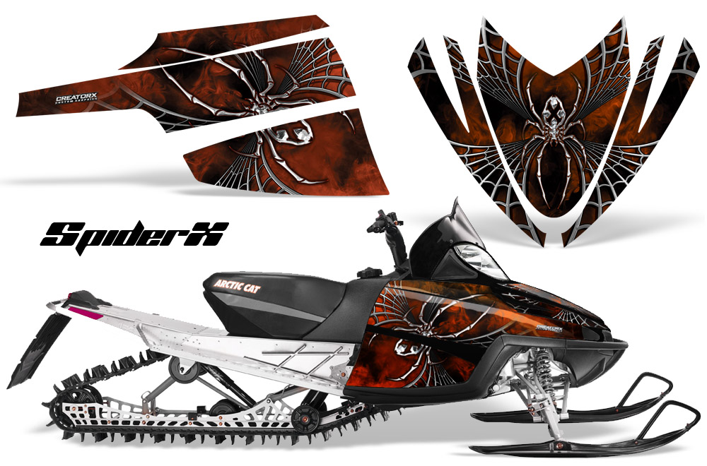 Arctic Cat M Series CrossFire Graphics Kit SpiderX Orange